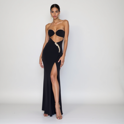 Valentina Strapless Lace Gown