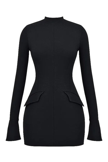 VIVIENNE MINI DRESS - BLACK