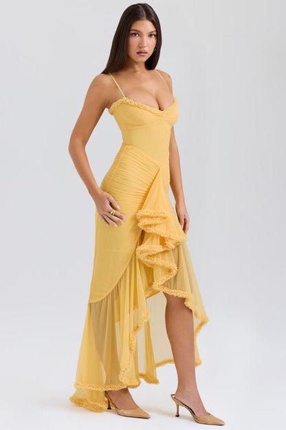 VALERIA MAXI DRESS - YELLOW