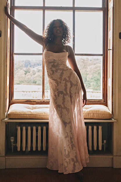 MIA MAXI DRESS  - BLUSH