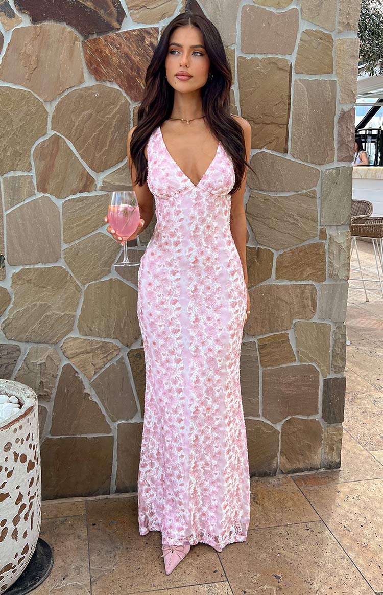SOPHIA MAXI DRESS -  PINK