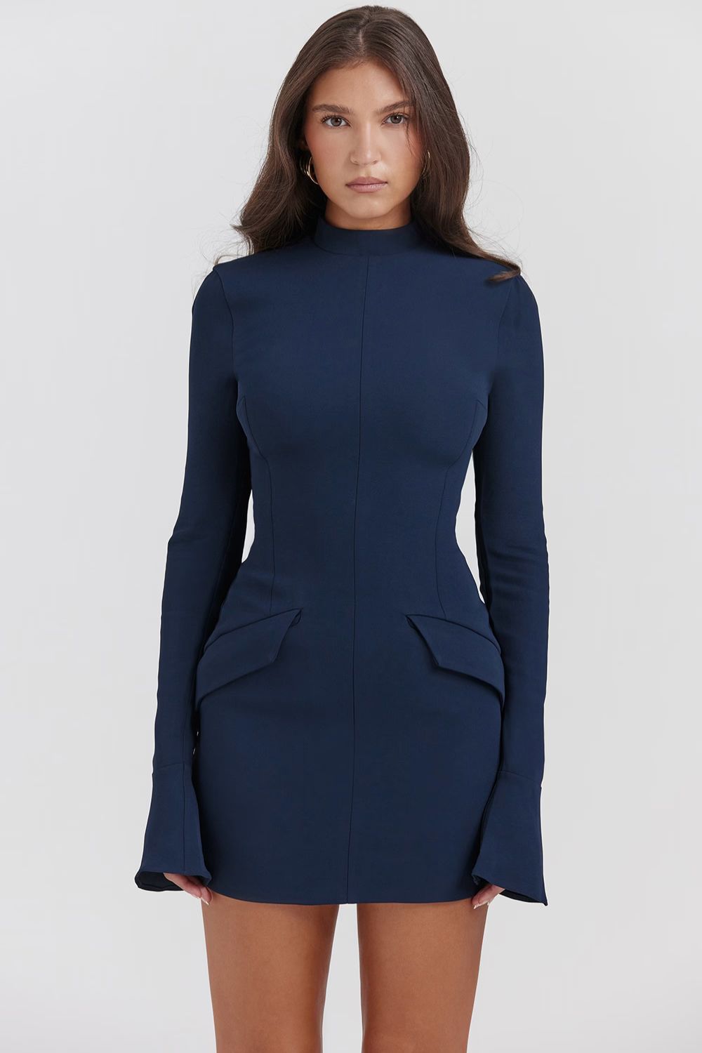 VIVIENNE MINI DRESS - NAVY