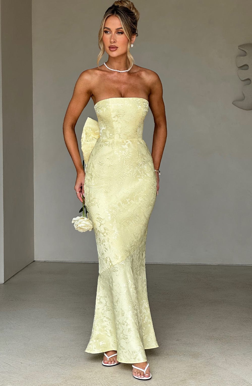 Felicity Maxi Dress - Lemon Dress Babyboo Fashion Premium Exclusive Design