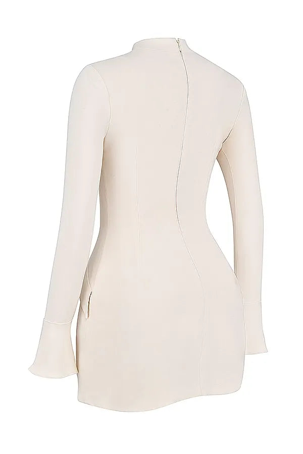 VIVIENNE MINI DRESS - CREAM