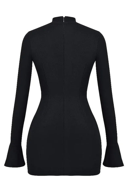 VIVIENNE MINI DRESS - BLACK